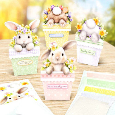Dimensional Bunny Cards for Easter and Spring