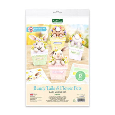 Bunny Tails and Flower Pots by Katy Sue