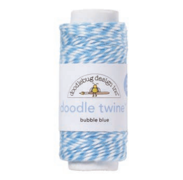Bubble Blue Doodle Twine by Doodlebug