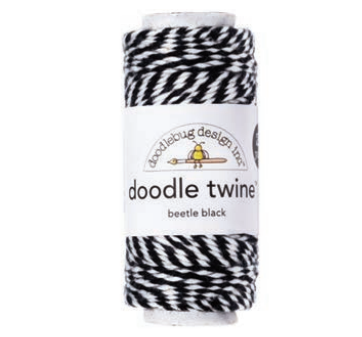 Beetle Black Doodle Twine by Doodlebug