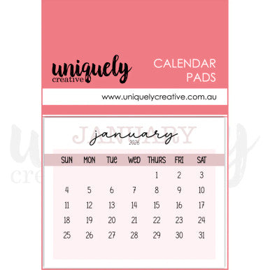 2026 Calendar by Uniquely Creative