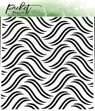 Moving Air Stencil by Picket Fence