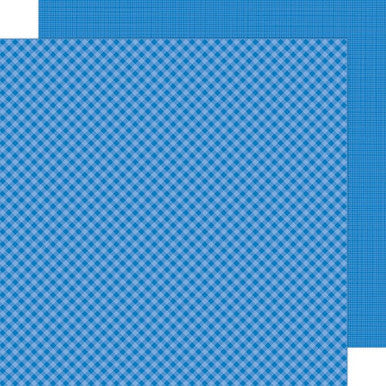 Doodlebug Design - Monochromatic Collection - 12 x 12 - Blue Jean