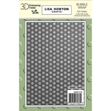 Bubble Wrap 3D Embossing Folder by Lisa Horton