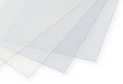 Clear card panels for clear cards or shakers