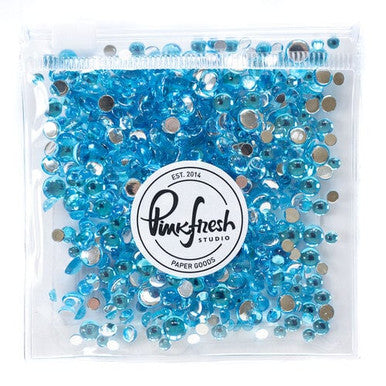 Turquoise Clear Drops by Pink Fresh Studios