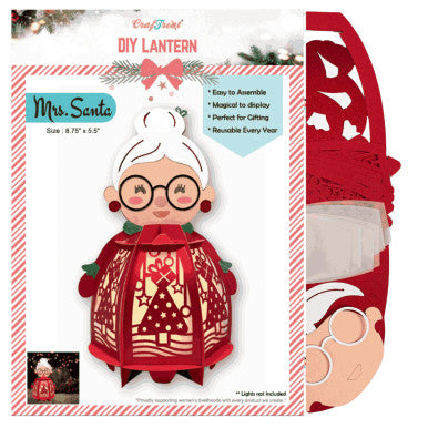 Mrs. Claus Lantern by CrafTreat
