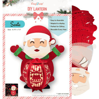 Santa Lantern by CrafTreat