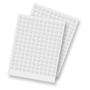 1/4" white foam squares by Scrapbook Adhesives