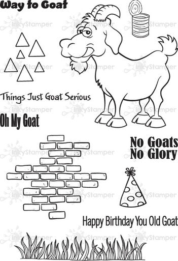Goat Stamp Set by InkyStamper
