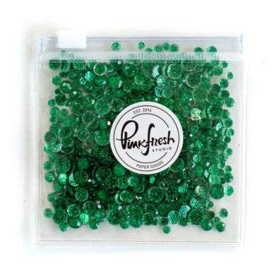 Jade Glitter Drops by Pink Fresh Studios
