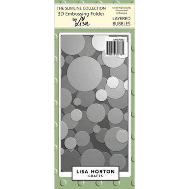 Layered Bubbles 3D Embossing Folder by Lisa Horton