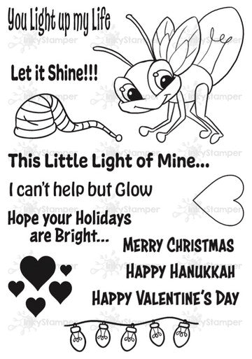 InkyStamper Lightning Bug Stamp Set