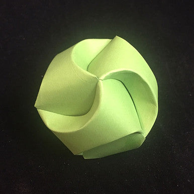 Orb die by InkyStamper makes a fabulous 3D paper sphere