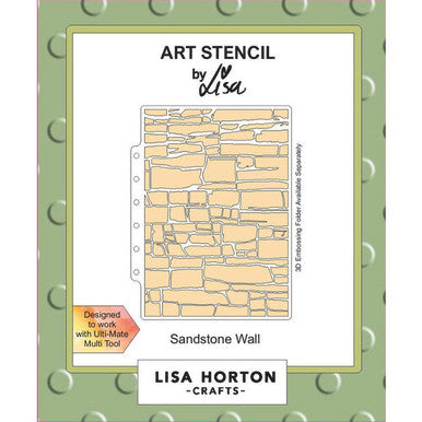 Sandstone Wall 3D Embossing Folder by Lisa Horton