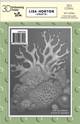 Sea Coral 3D Embossing Folder by Lisa Horton