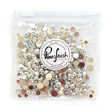 Silver Metallic Drops by Pink Fresh Studios