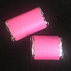 Scallop Candy Wrapper die by InkyStamper fits Hershey nuggets or Hershey miniatures